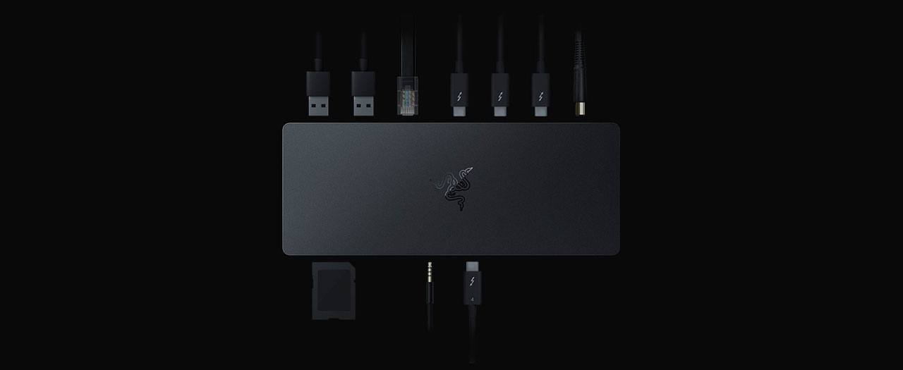 Razer Thunderbolt 4 Dock Thunderbolt 4 Certified 10 Ports in One